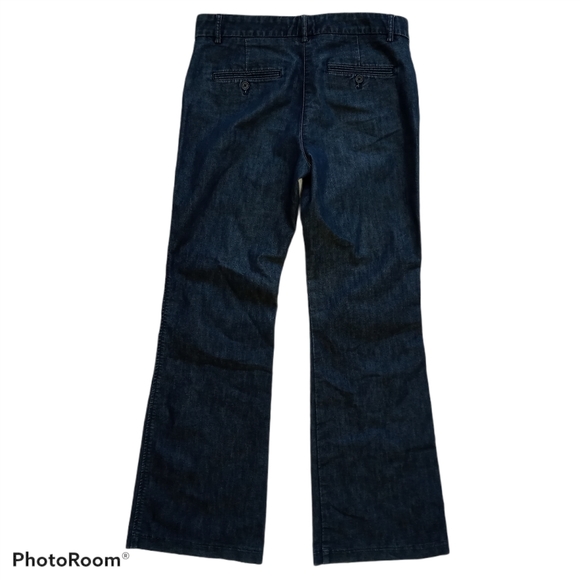 Express Design Editor Wide Leg Dark Wash Jeans - Picture 5 of 10